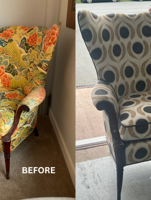 Barbara-peacock fan back chair - 1